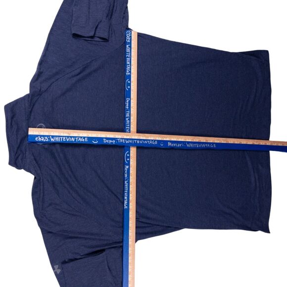 Notre Dame Hockey Under Armour 1/4 Zip 2XL UA HeatGear Charged Loose Fit Sweater - Picture 4 of 9